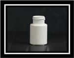 1 oz HDPE Cylinder, Round, 24-410, Straight Sided