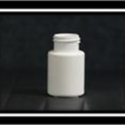 1 oz HDPE Cylinder, Round, 24-410, Straight Sided