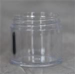 1 oz P/S Jar, Round, 43-400, Heavy Wall Straight Sided
