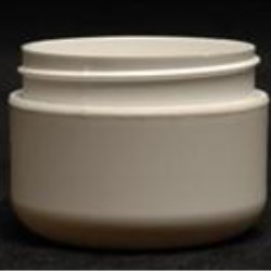 1 oz P/P Out P/P In Double Wall Jar, Round, 53-400, Round Base