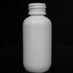 2 oz HDPE Boston Round, Round, 24-410,