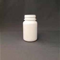 60 cc HDPE Packer, Round, 33-400, Flamed