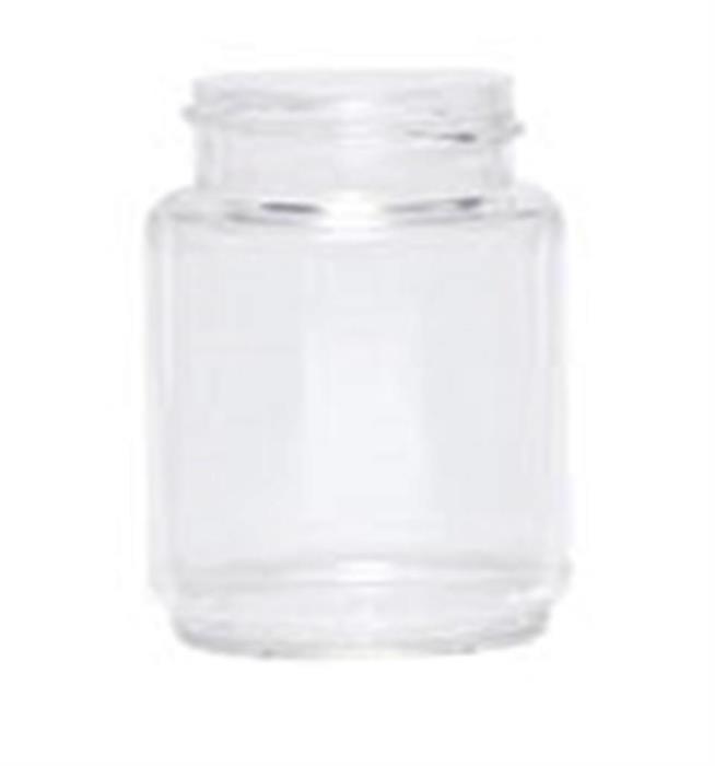 2 oz P/S Jar, Round, 38-400, Footed
