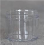 2 oz P/S Jar, Round, 58-400, Heavy Wall Straight Sided