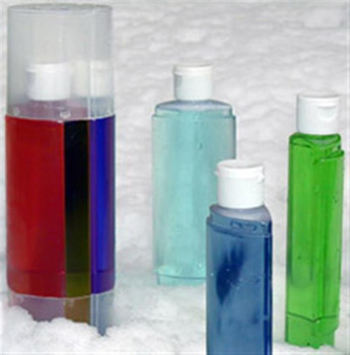 100 ml HDPE Multi-Chamber, Triangle, 20-410, Flame Treated