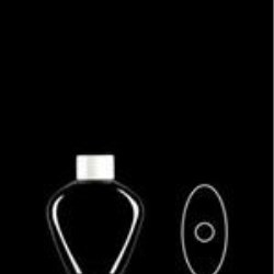 100 ml PVC Reverse Tapered, Oval, 20-410, ,