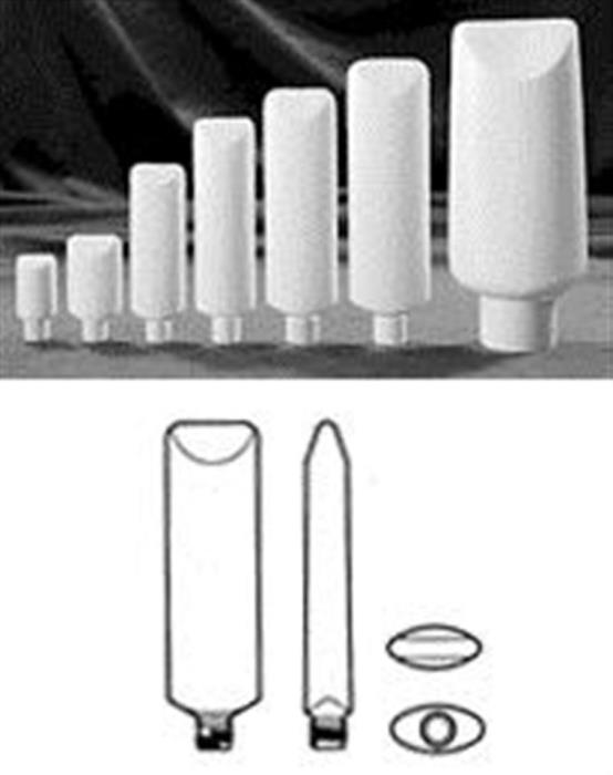 3 oz LDPE Tottle/Tube Bottle, Oval, 18-415,