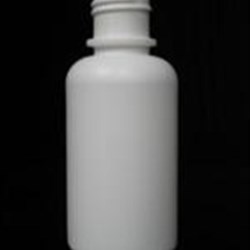 3 oz HDPE HB5502B Boston Round, Round, 24-410, Flamed
