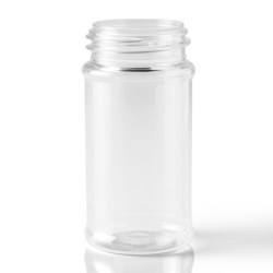 3.5 oz PET Jar, Round, 43-485, Label Indent