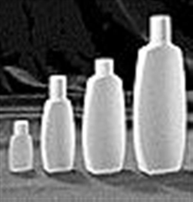 4 oz HDPE Convex, Oval, 20-410, ,