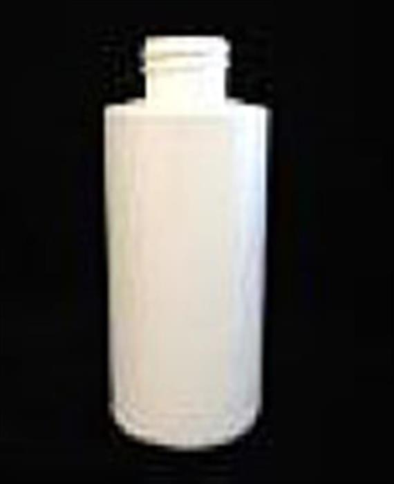 4 oz HDPE Cylinder, Round, 24-410, Straight Sided