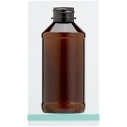 4 oz PET Modern Rd, Round, 24-400, Neck Bead Label Indent