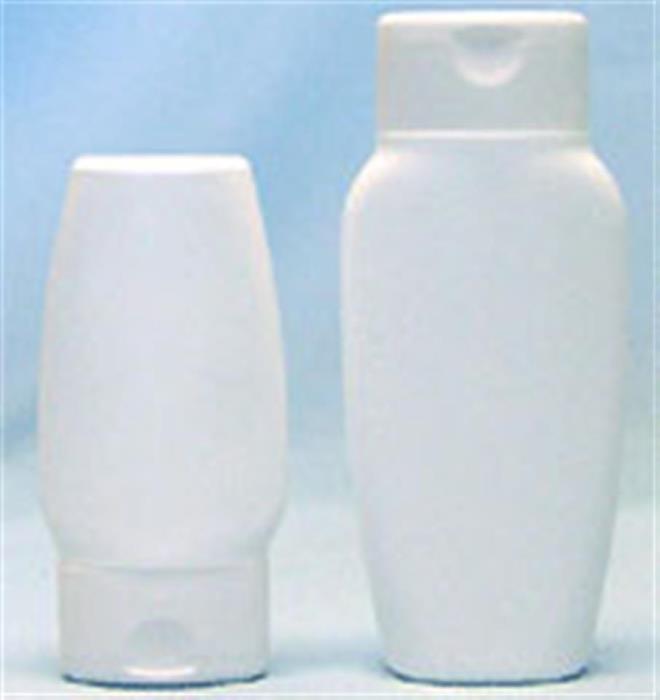 4 oz HDPE Reverse Tapered, Oval, 24mm Snap On ,