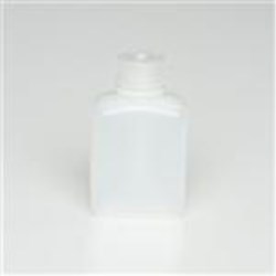 125 ml HDPE Straight Sided, Oblong, 28-415, W/ Cap Attached ,