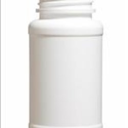120 cc HDPE Packer, Round, 38-400, Label Indent