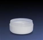 4 oz SAN Out P/P Inch Jar, Clear Out Round, 89-400, Low Profile Round Base