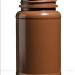 150 cc HDPE Packer, Round, 45-400, Label Indent