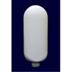 6 oz HDPE Tottle/Tube Bottle, Oval, 22-400, Flamed