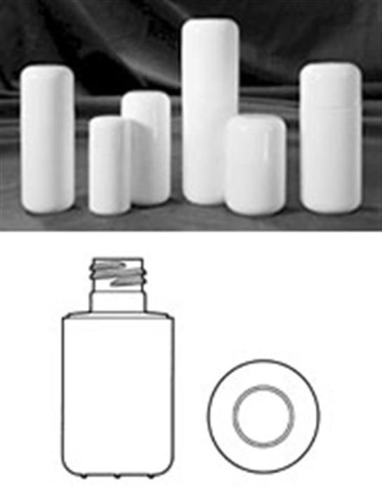 6 oz HDPE Cylinder, Round, 22-415, ,