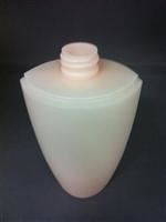 200 ml HDPE Reverse Tapered, Oval, 22-410, Flamed