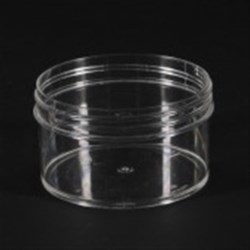 6 oz K-Resin Jar, Round, 53-485, Label Indent