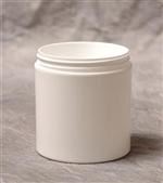6 oz P/P Double Wall Jar, Square, 70-400, Straight Base Straight Sided