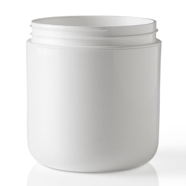 6 oz P/P Double Wall Jar, Round, 70-400, Round Base