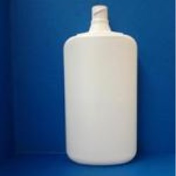 8 oz HDPE Straight Sided, Oval, 18mm ,