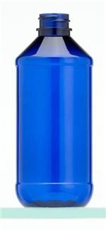 8 oz PET Modern Rd, Round, 24-400, Neck Bead