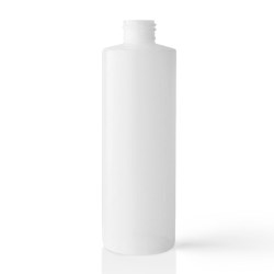 8 oz HDPE Cylinder, Round, 24-410,