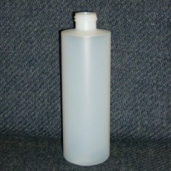 8 oz HDPE Cylinder, Round, 24-410, Straight Sided