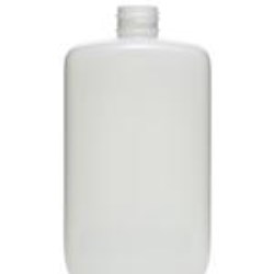 8 oz HDPE Straight Sided, Oval, 24-410,