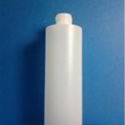 8 oz HDPE Cylinder, Round, 24-410, Straight Sided