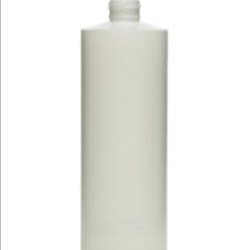 8 oz HDPE Cylinder, Round, 24-410, ,
