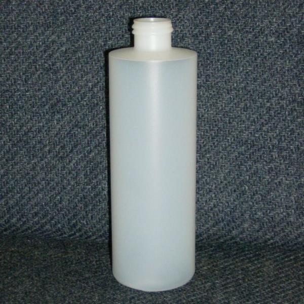 8 oz HDPE Cylinder, Round, 24-410, Straight Sided