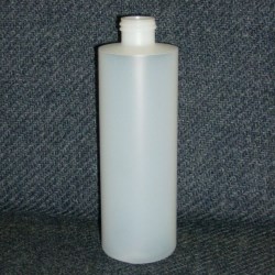 8 oz HDPE Cylinder, Round, 24-410, Straight Sided