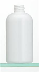 8 oz PET Boston Round, Round, 24-410, Squat