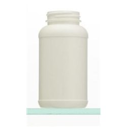 250 cc HDPE Packer, Round, 38-400, Label Indent