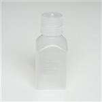 250 ml P/P Straight Sided, Square, 38-430, Graduated W/ Cap Attached Ven Ref #312016-0250,Lab B