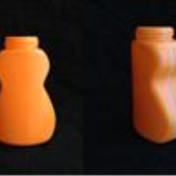 250 ml HDPE Pinch, Oval, 40mm, View Stripe