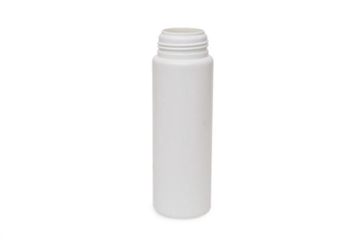 8 oz HDPE Cylinder, Round, 43Foamer, Flamed ,