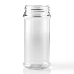 8.4 oz PET Jar, Round, 53-485, Label Indent