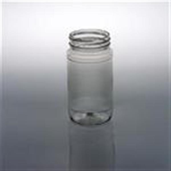 8 oz PET Jar, Round, 53-400, Label Indent