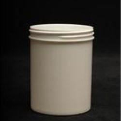 8 oz P/P Jar, Round, 70-400, Regular Wall Straight Base