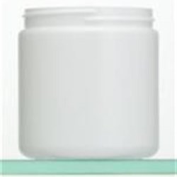 8 oz HDPE Jar, Round, 70-400, Straight Sided
