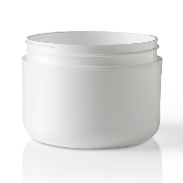 8 oz P/P Double Wall Jar, Round, 89-400, Round Base