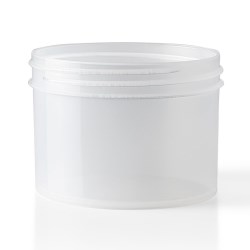 8 oz P/P Jar, Round, 89-400, Regular Wall Straight Base