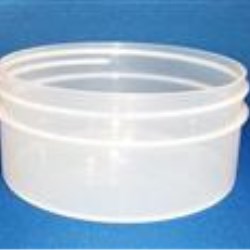 250 ml P/P Clarif Jar, Round, 100-400, Regular Wall Straight Base