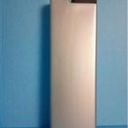 11.8 oz HDPE Asymmetrical, Oblong, 23mm Snap On, Offset Neck Blend Mtlc Prl Wht S/S