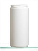 12 oz HDPE Jar, Round, 63-400, ,